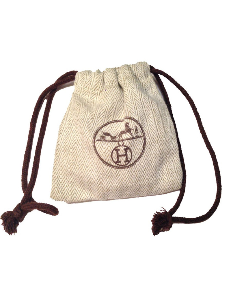 Bracelet Jumbo HERMES à boucle dorée