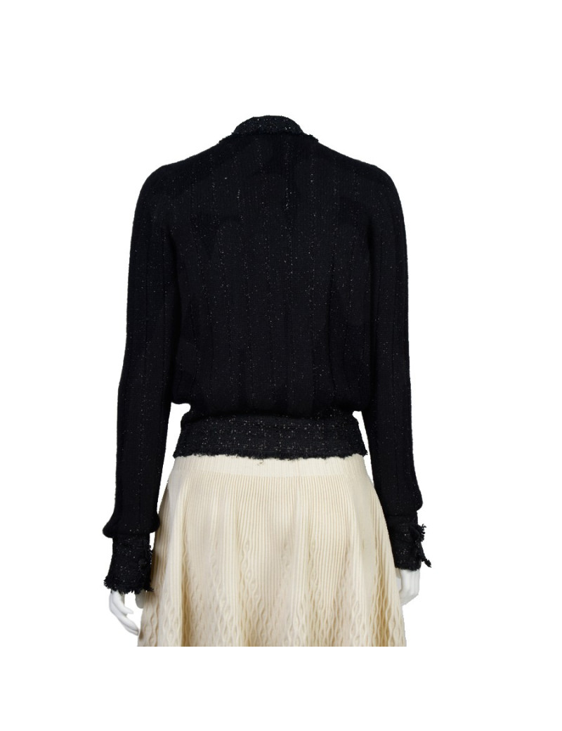 Blouson tricoté  CHANEL t 36 