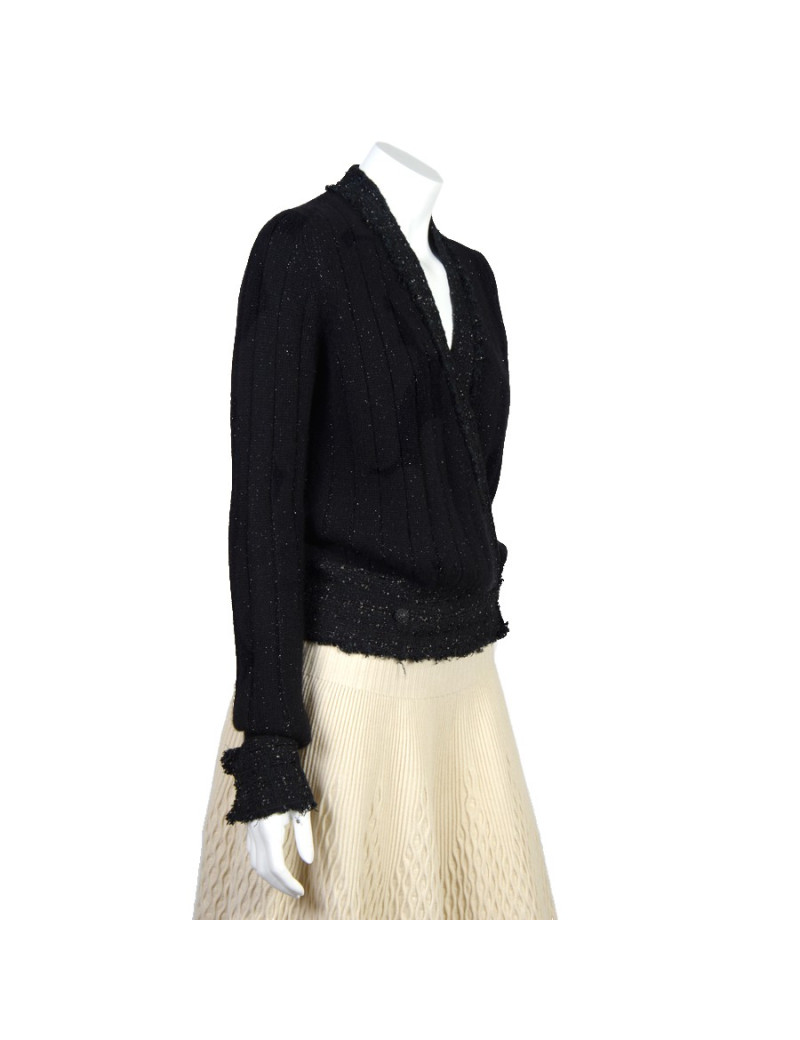 Blouson tricoté  CHANEL t 36 