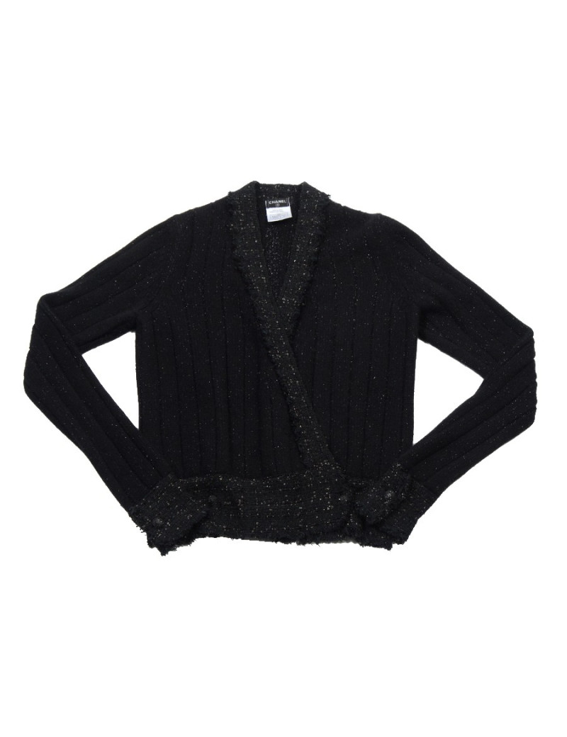 Blouson tricoté  CHANEL t 36 
