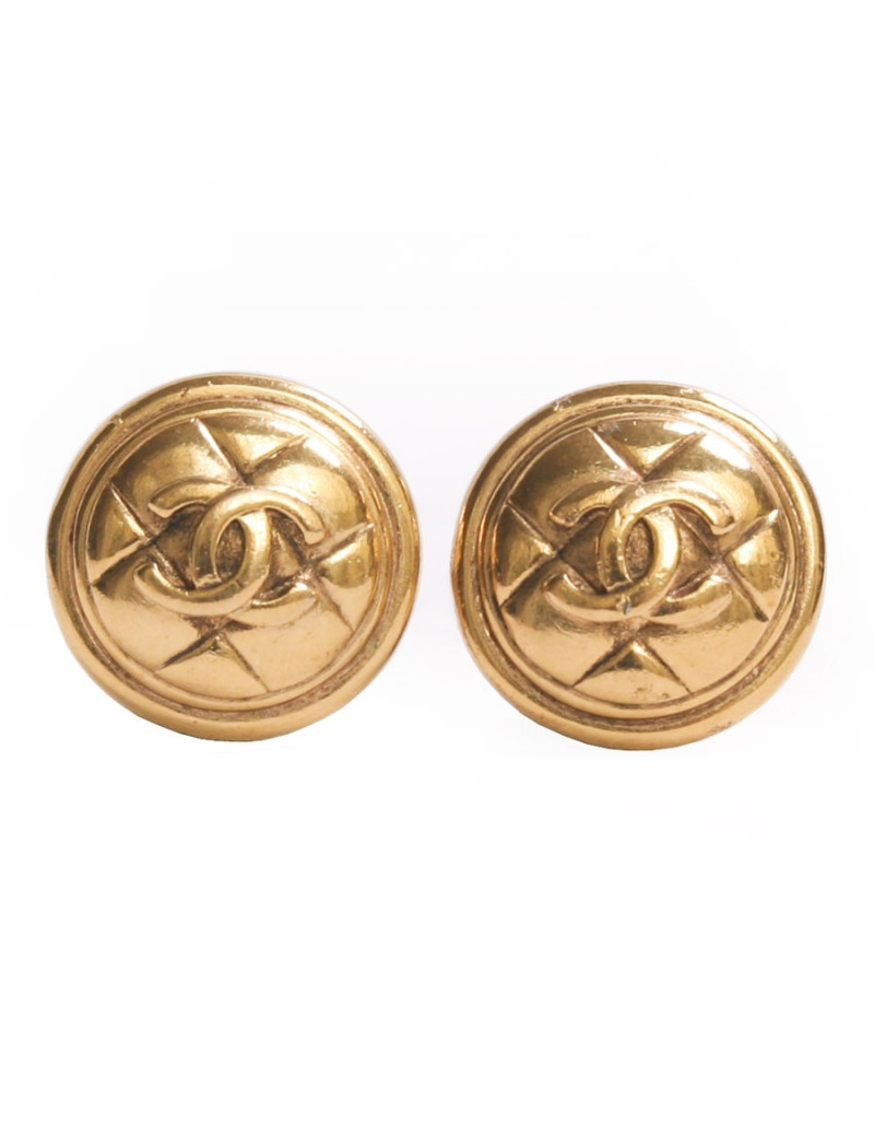 Clips d'oreille CHANEL vintage 