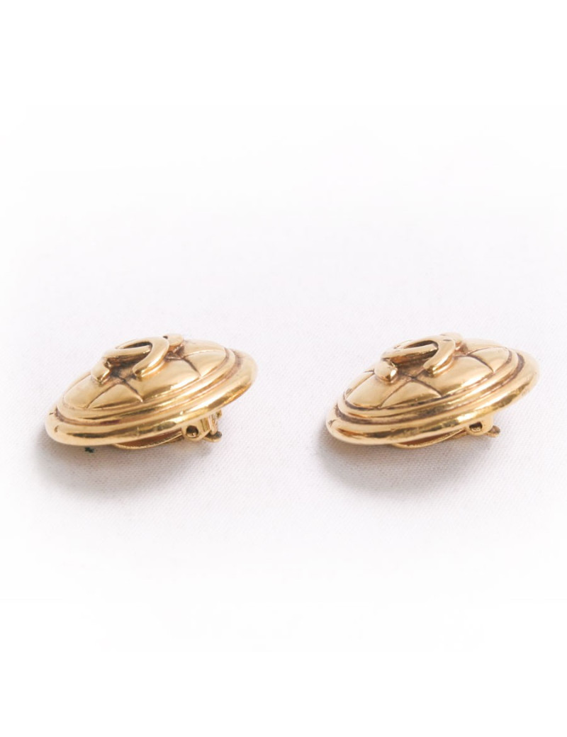 Clips d'oreille CHANEL vintage 