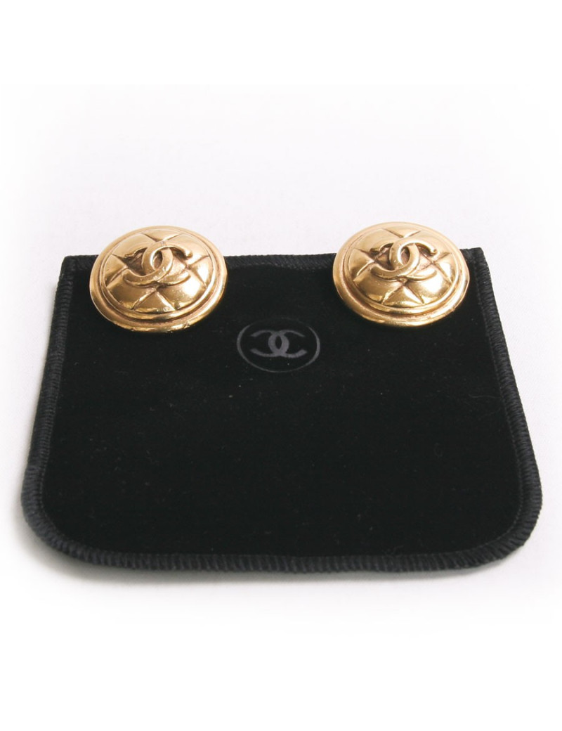 Clips d'oreille CHANEL vintage 