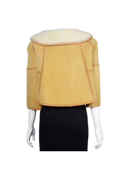 Blouson DSQUARED2  peau retournée 