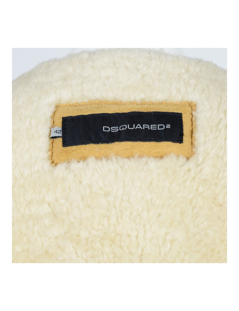 Blouson DSQUARED2  peau retournée 