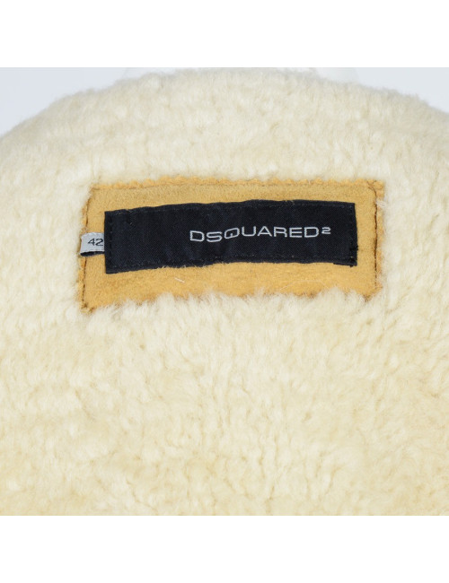 Blouson DSQUARED2  peau retournée 