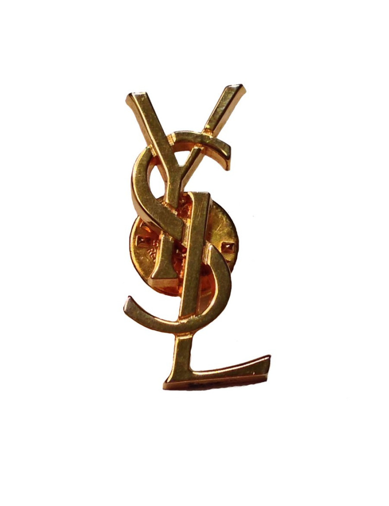 Pin's YSL YVES SAINT LAURENT doré