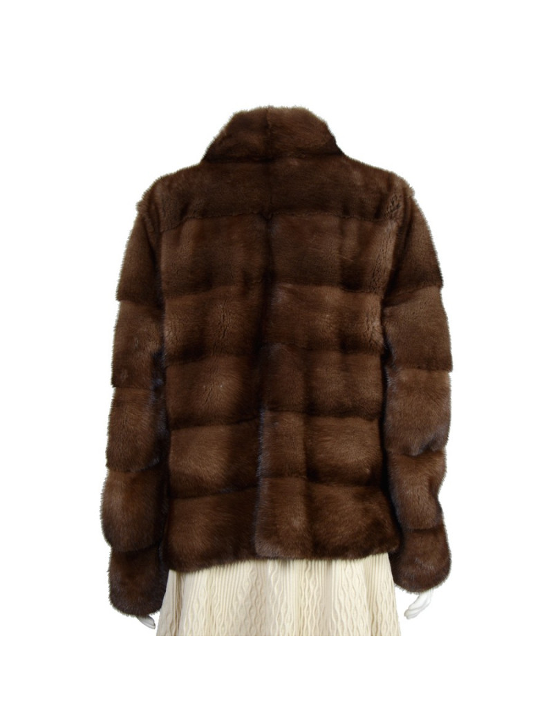 veste courte vison sans marque