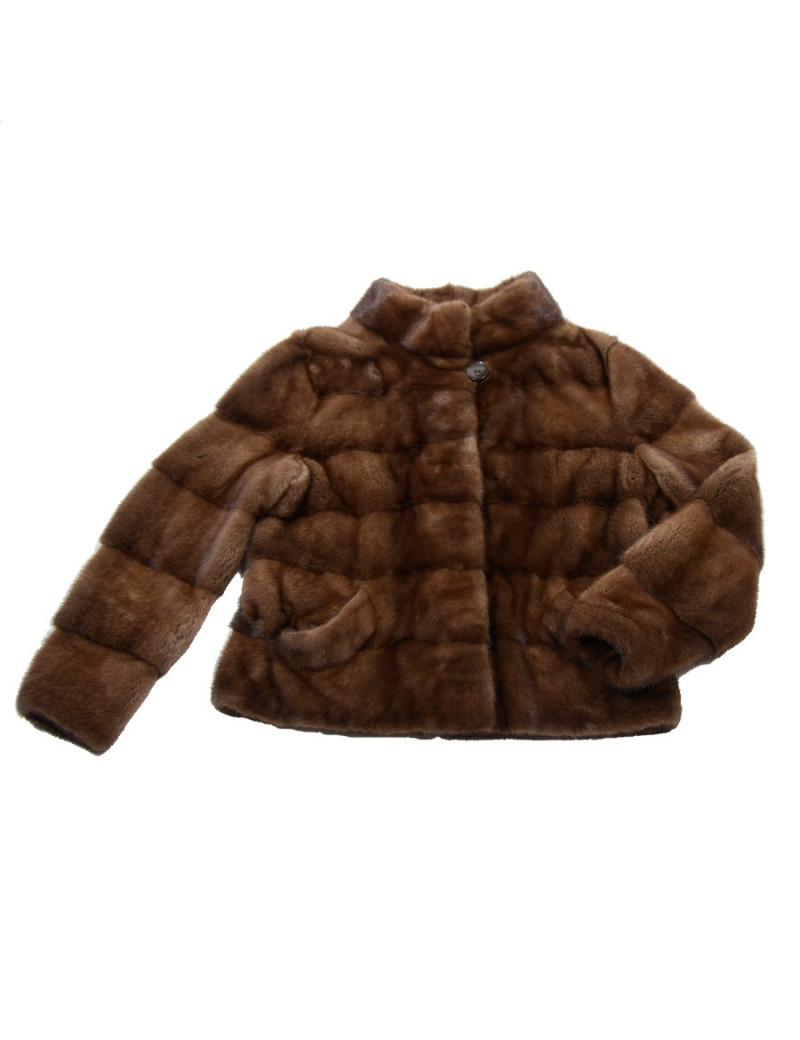 Veste courte vison sans marque