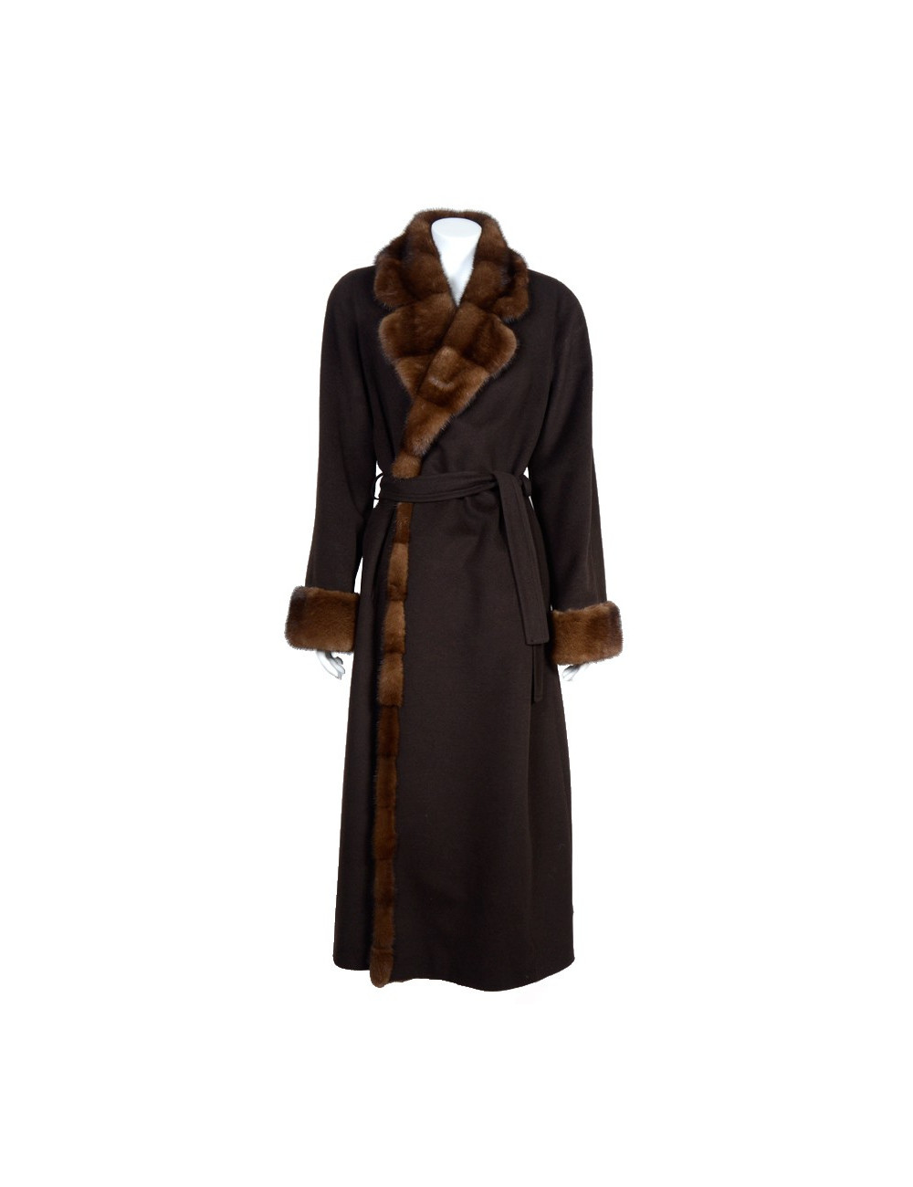 Pelisse SPRING FRERES cachemire et vison t L