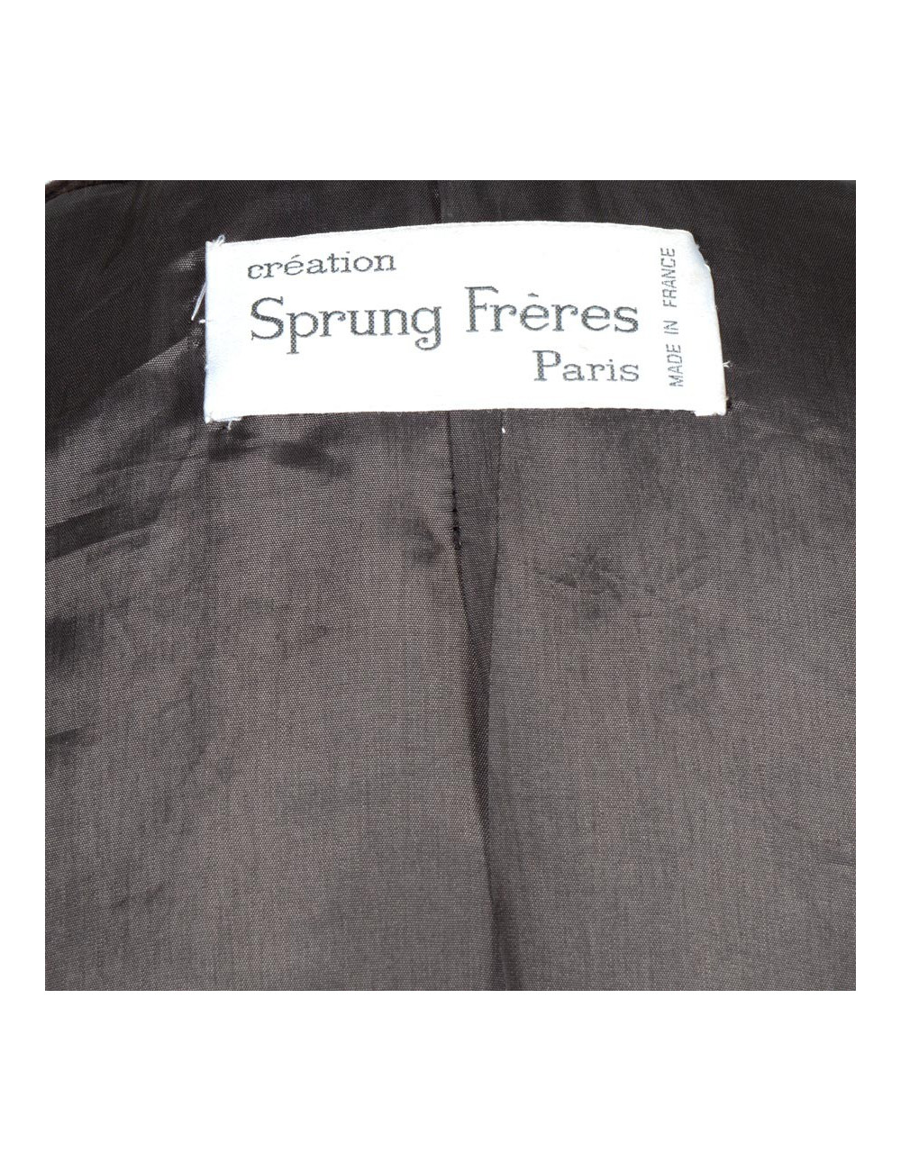 Pelisse SPRUNG FRERES cachemire et vison t L