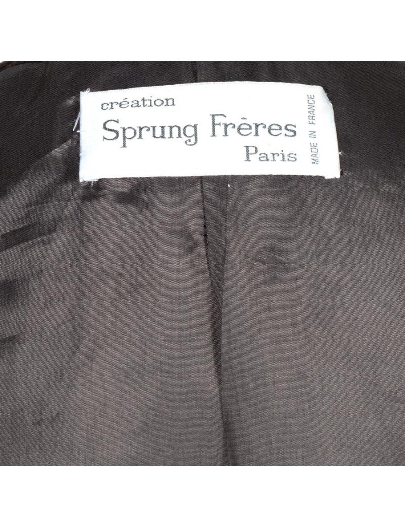 Pelisse SPRUNG FRERES cachemire et vison t L