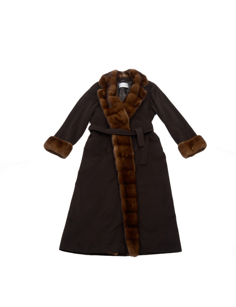 Pelisse SPRUNG FRERES cachemire et vison t L