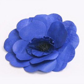 PIN blue fabric Camellia ink CHANEL