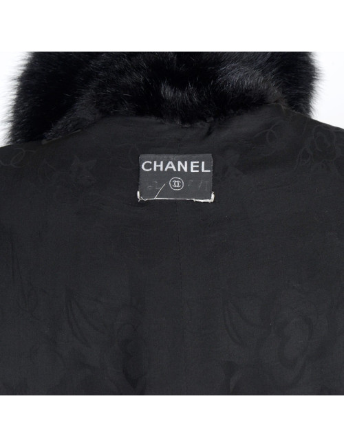 Cape  CHANEL vison noir 