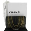 255 Couture black and gold CHANEL python bag