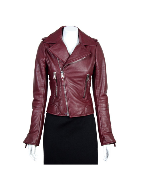 Veste cuir Balenciaga 