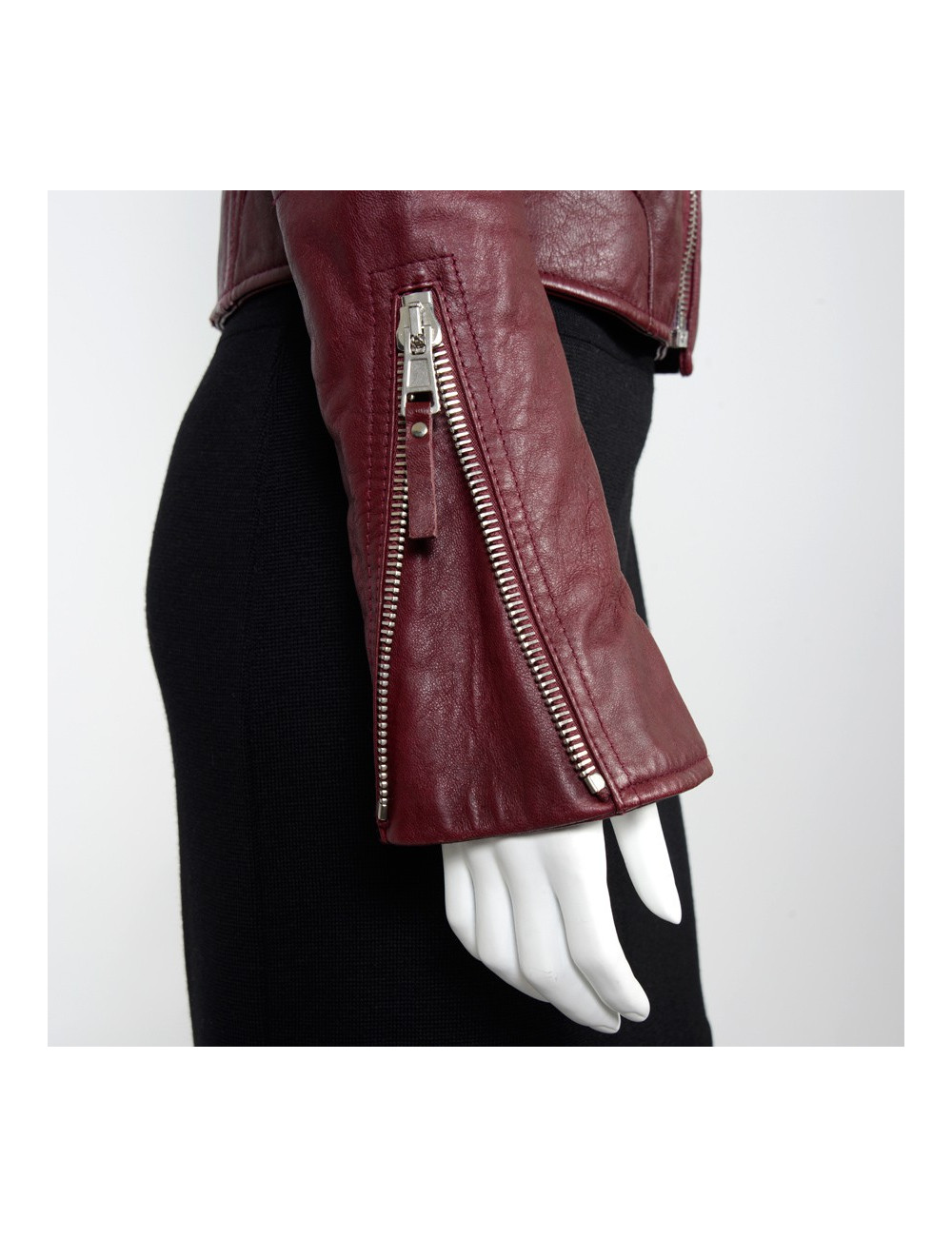 Veste cuir Balenciaga 