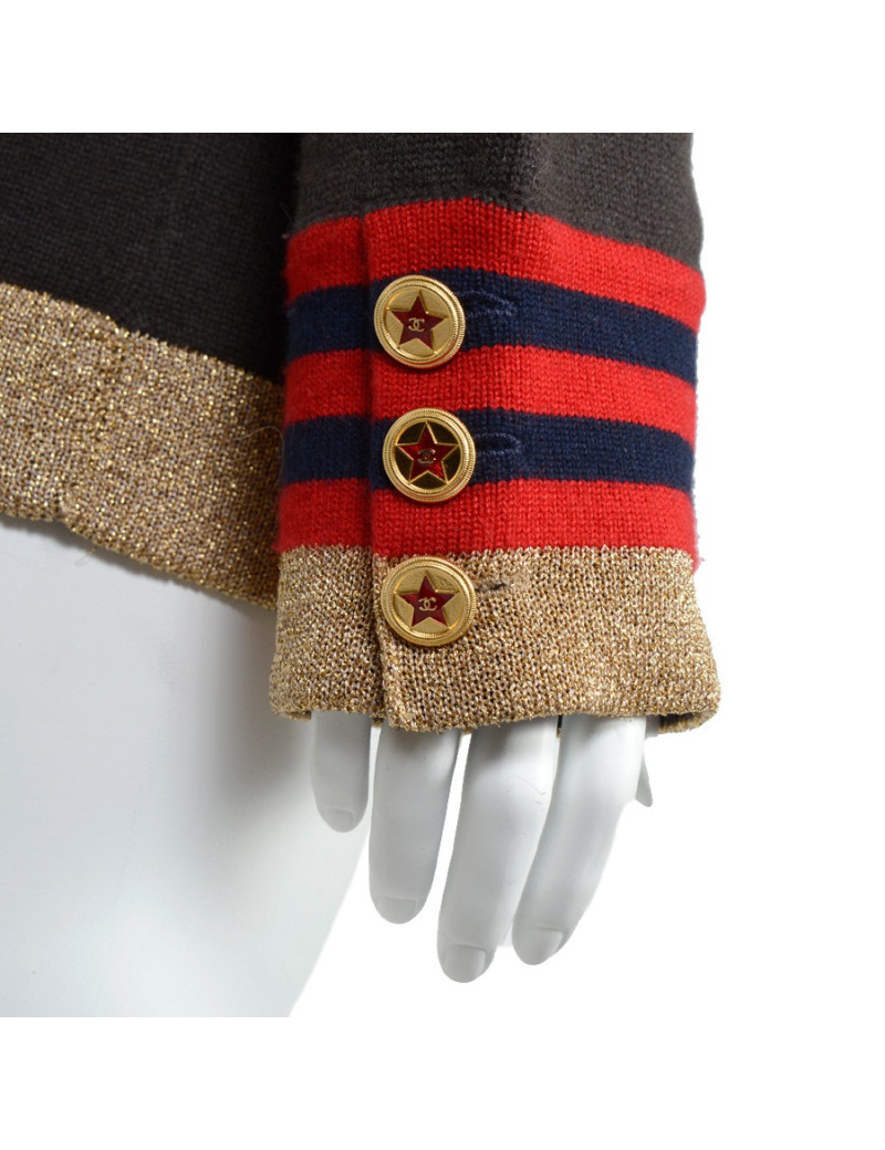 Long gilet CHANEL vintage t 36