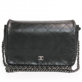Bag CHANEL pouch with silver chain