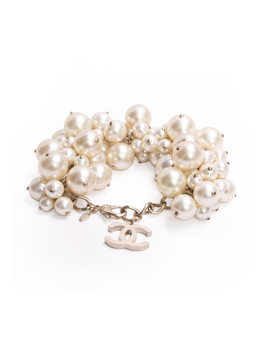 Bracelet CHANEL avec grosses perles nacrées
