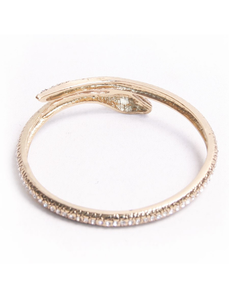Bracelet serpent avec brillants sans marque