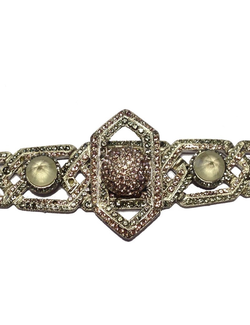 Collier CHANEL esprit "Art Déco"