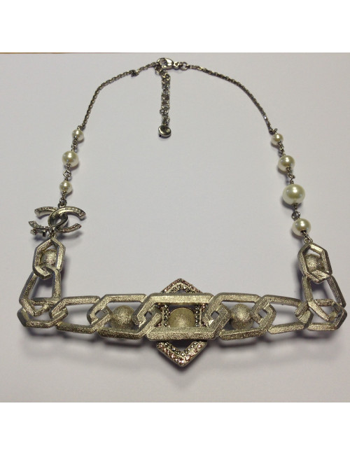 Collier CHANEL esprit "Art Déco"