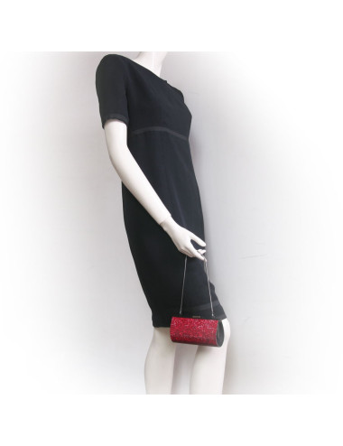 Minaudière en cristal mesh rubis SWAROVSKI 2