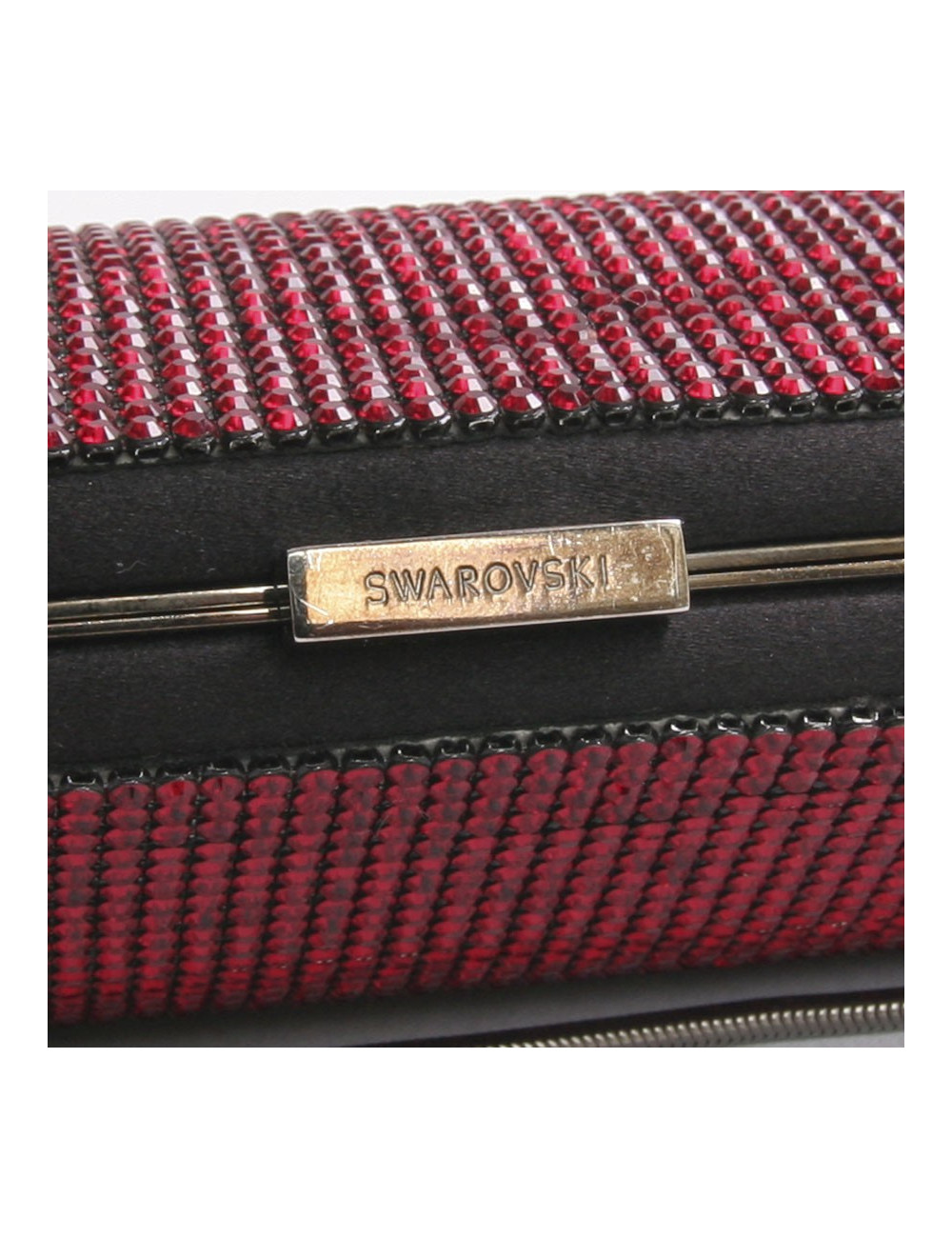 Minaudière en cristal mesh rubis SWAROVSKI