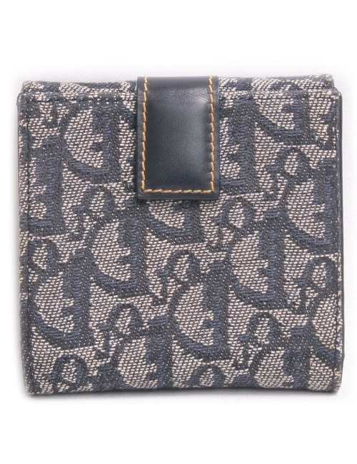 porte-monnaie DIOR monogram bleu