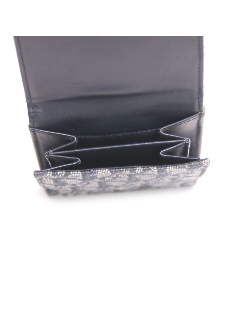 porte-monnaie DIOR monogram bleu