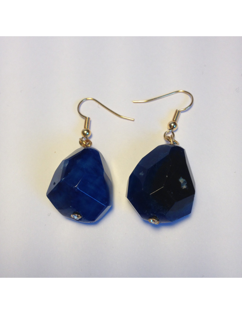 Clous MARGUERIE DE VALOIS agate bleue