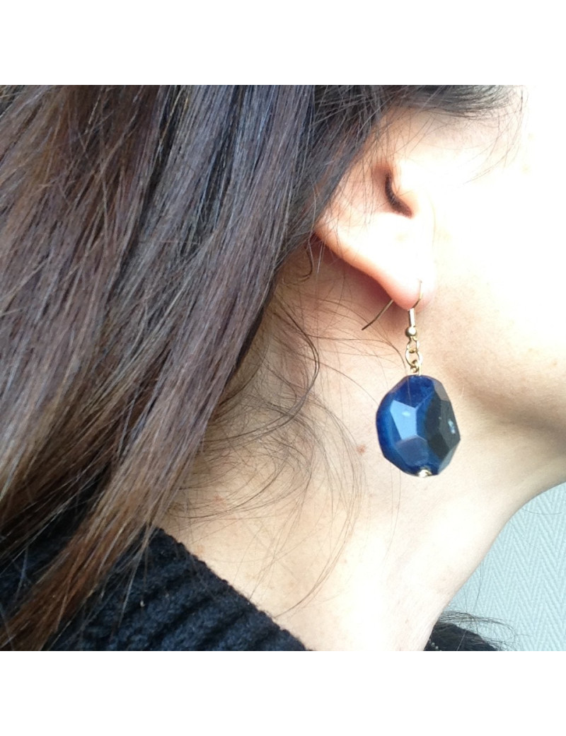 Clous MARGUERIE DE VALOIS agate bleue