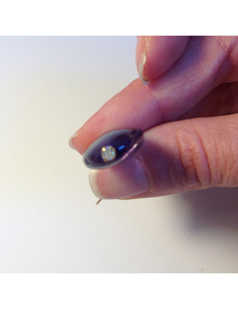 Clous MARGUERITE DE VALOIS améthyste