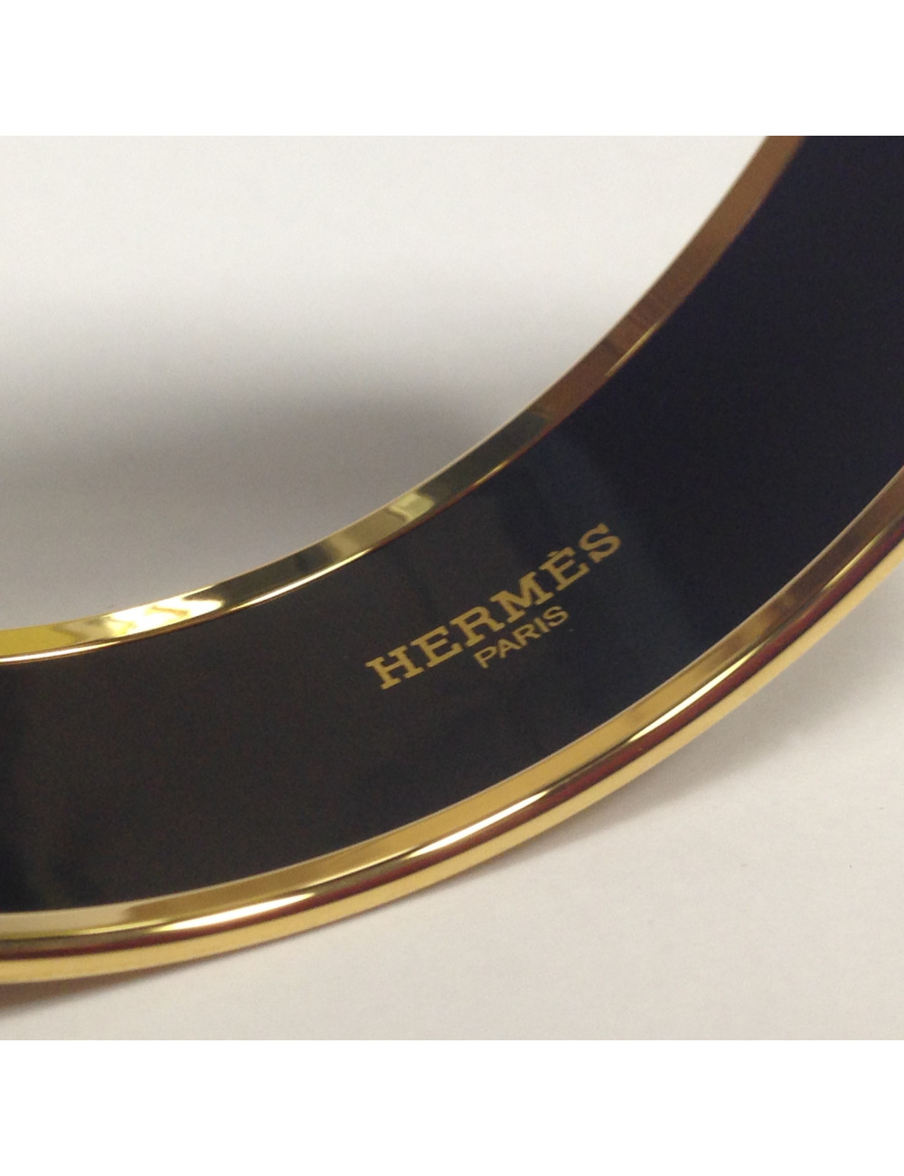 Bracelet "Chaîne d'ancre" HERMES émail doré