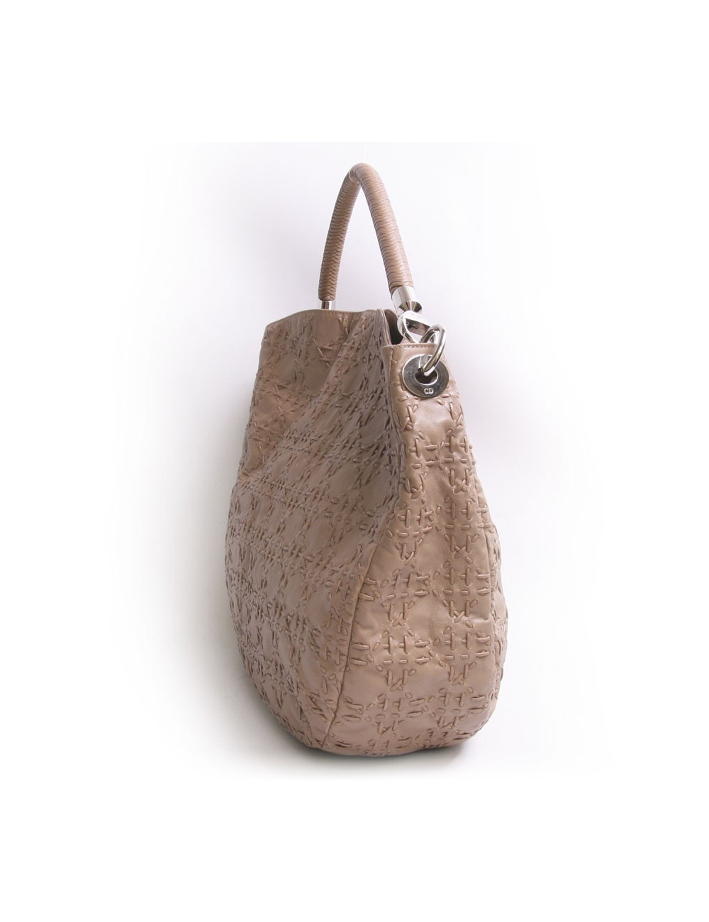 Sac DIOR cuir canage tressé gold