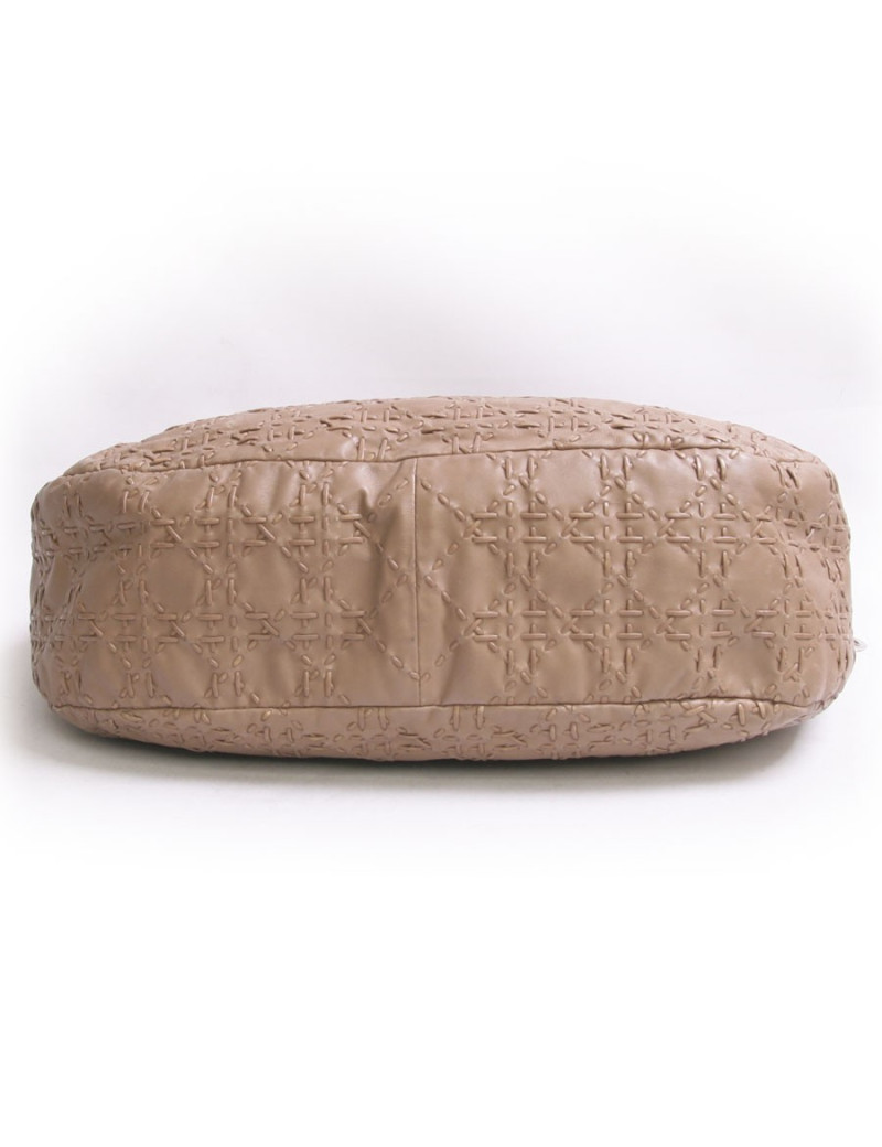 Sac DIOR cuir canage tressé gold