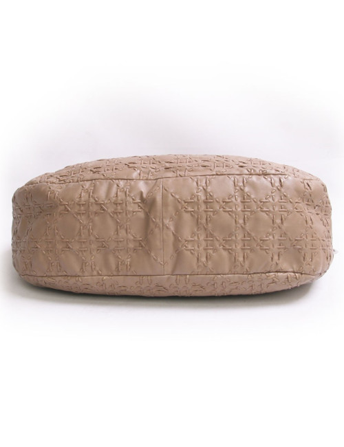 Sac DIOR cuir canage tressé gold