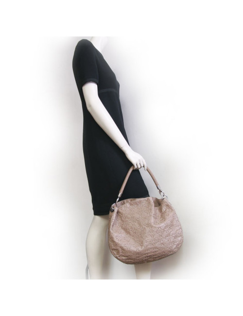 Sac DIOR cuir canage tressé gold