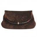 TOM FORD pouch brown suede