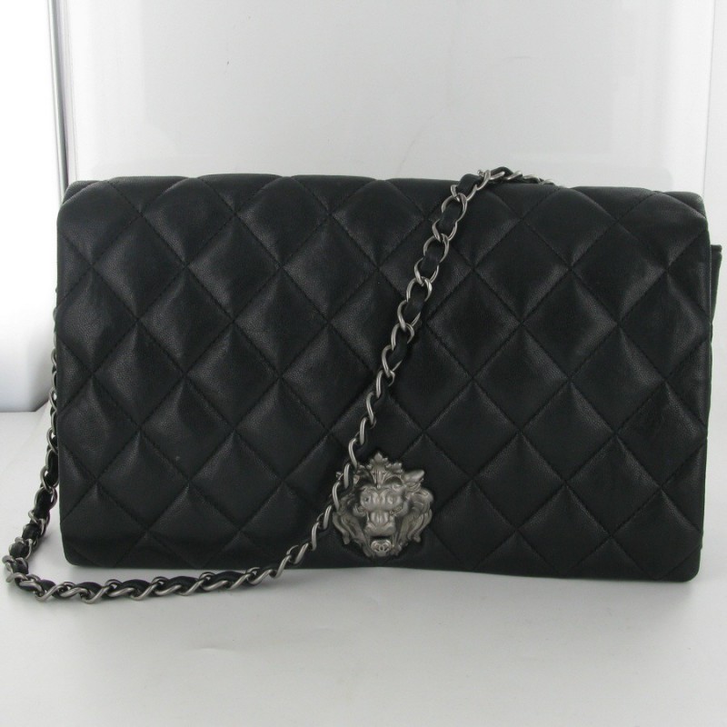 Chanel Black/Gold Python Reissue 2.55 Classic 226 Flap Bag Chanel