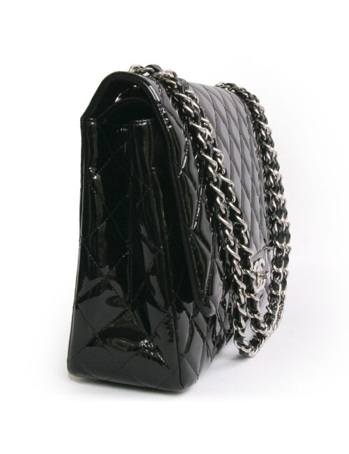 Maxi jumbo CHANEL verni noir