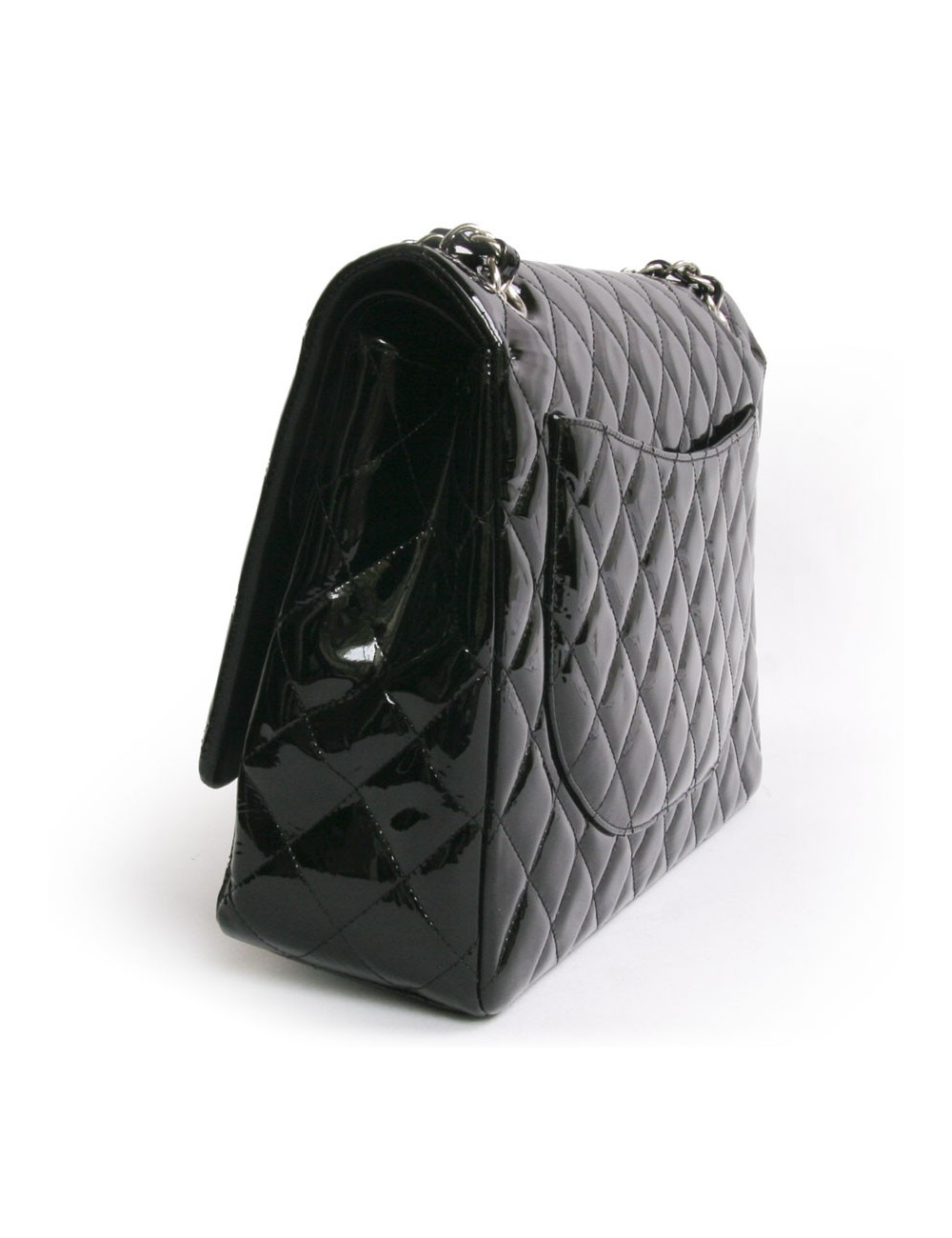 Maxi jumbo CHANEL verni noir