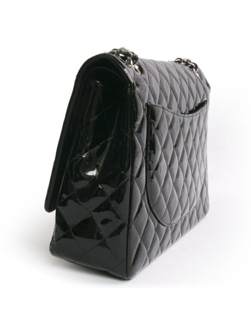 Maxi jumbo CHANEL verni noir