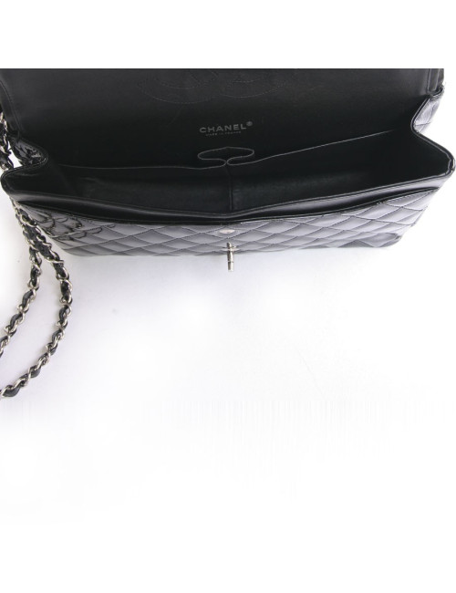 Maxi jumbo CHANEL verni noir