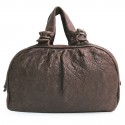 CHANEL large bag in brown soft bull leather