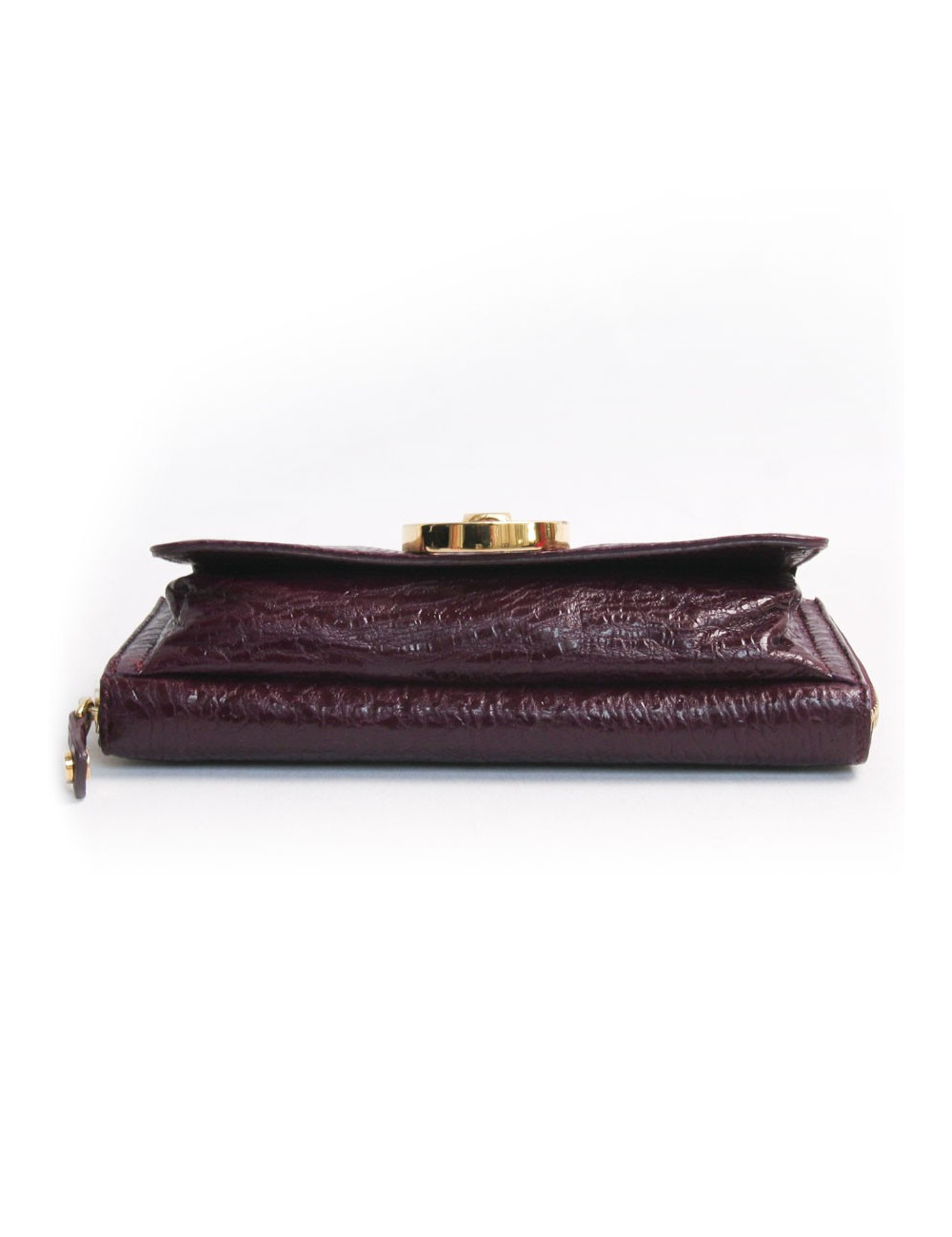 Sac pochette JIMMY CHOO lie de vin
