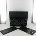 CHANEL patent leather wallet