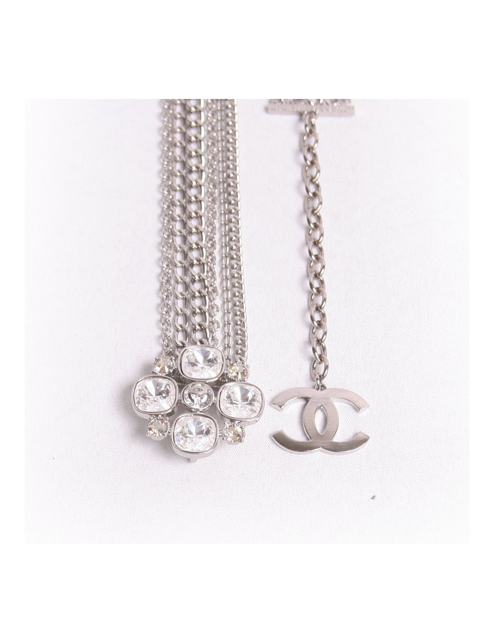 Ceinture  sautoir CHANEL chaines et brillants 